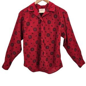 Pendleton Country Sophisticates Womens 10 Vintage 80's Button Down Western Shirt